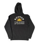 Rhythm - Sweat à capuche noir logo soleil