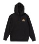 Rhythm - Sweat à capuche noir logo soleil