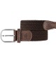 BillyBelt - Ceinture élastique tressée marron