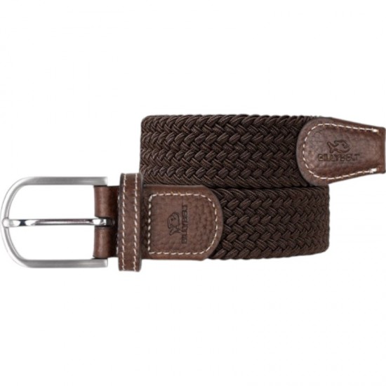 BillyBelt - Ceinture élastique tressée marron