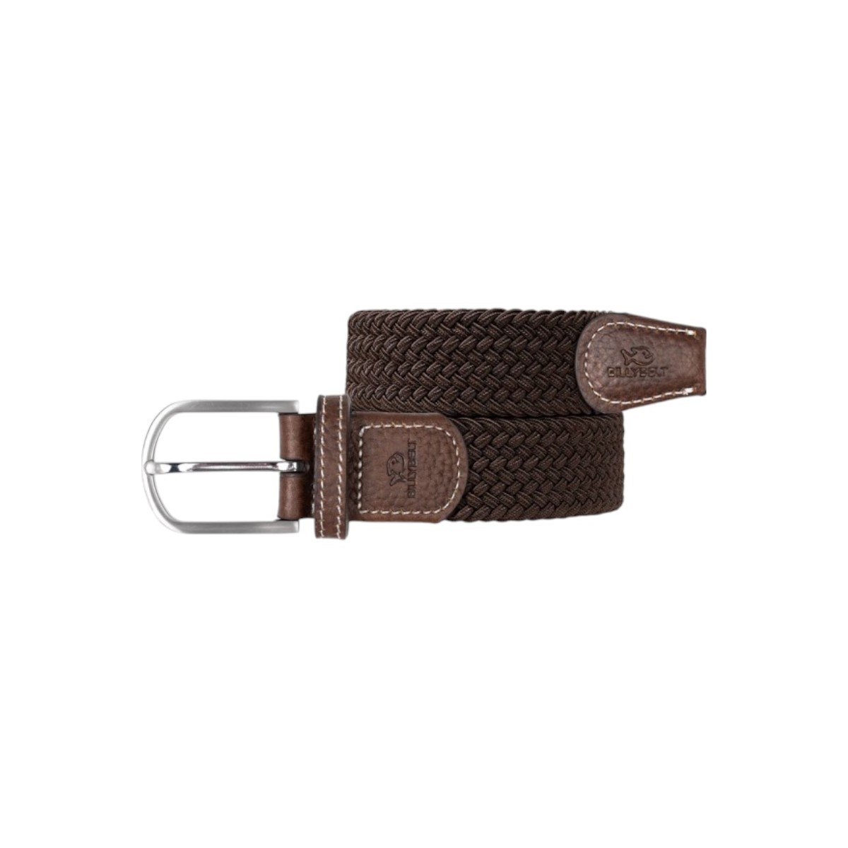 BillyBelt - Ceinture élastique tressée marron