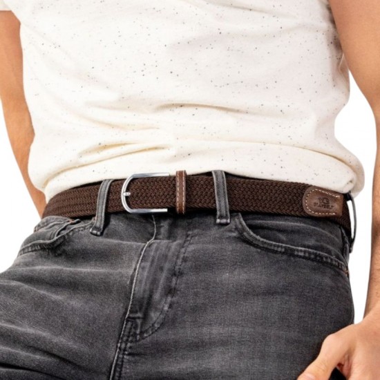 BillyBelt - Ceinture élastique tressée marron 2