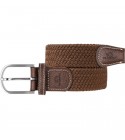 BillyBelt - Ceinture élastique tressée marron camel