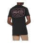 Deus Ex Machina - T-Shirt noir imprimé rose