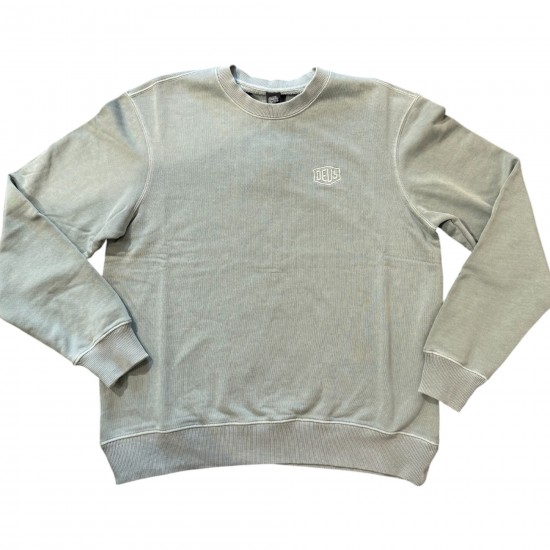 Deus Ex Machina - Sweat vert avec logo brodé