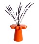 Helio Ferretti - Vase fleur rouge