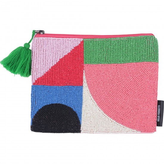 Helio Ferretti - Petite pochette perles coeurs