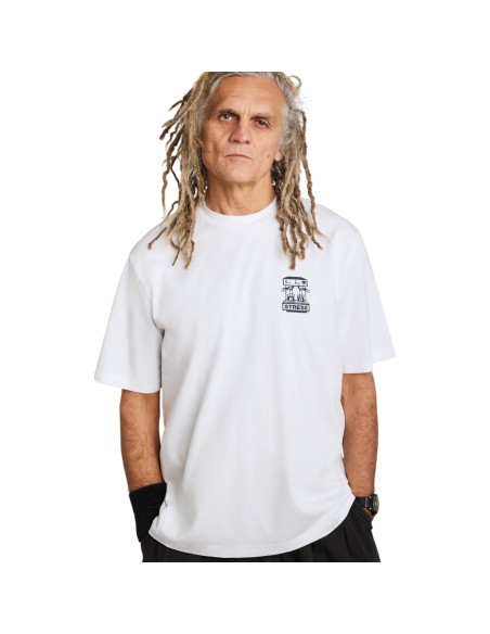 Please No Stress - T-Shirt blanc imprimé