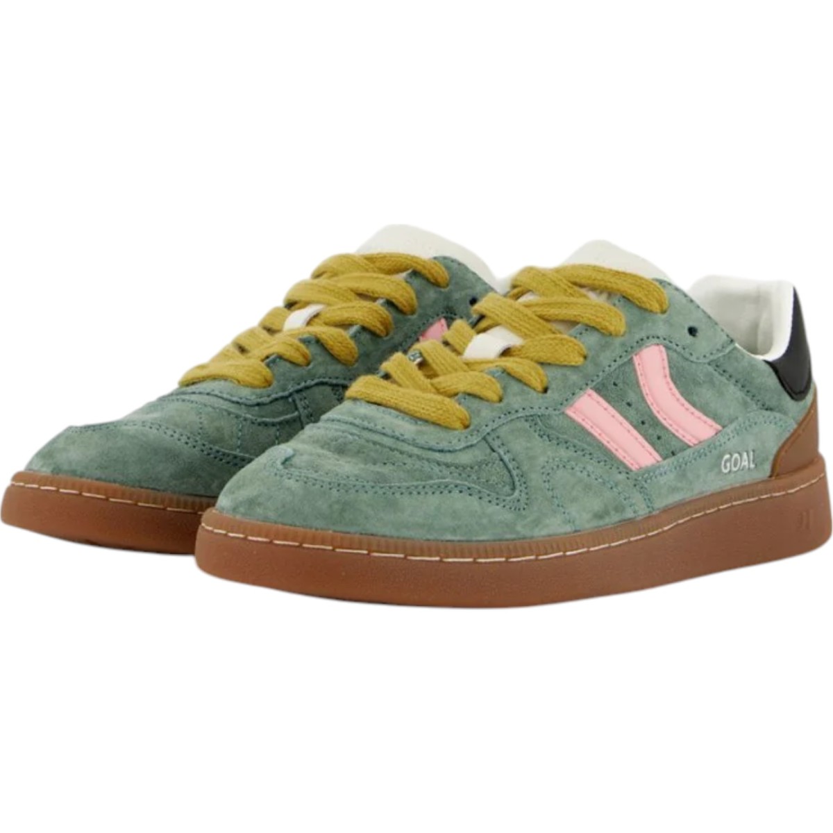 Chaussures Coolway GOAL en daim vert