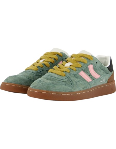 Chaussures Coolway GOAL en daim vert