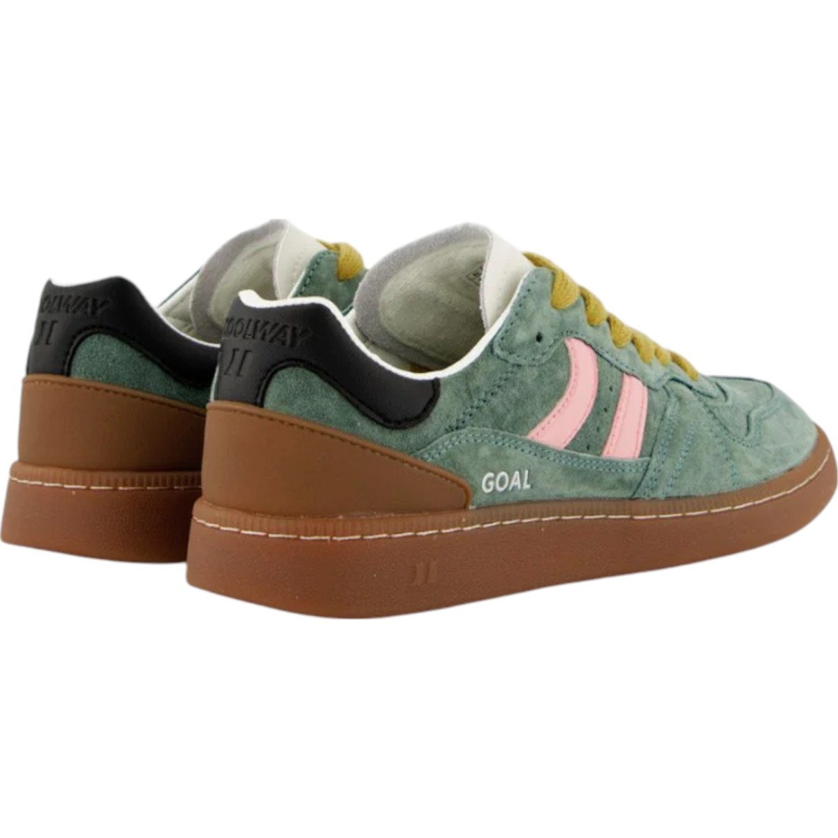 Chaussures Coolway GOAL en daim vert