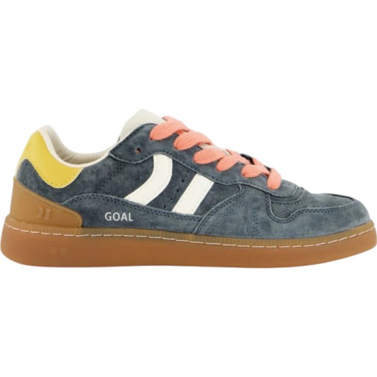 Chaussures Coolway GOAL en daim bleu gris femme