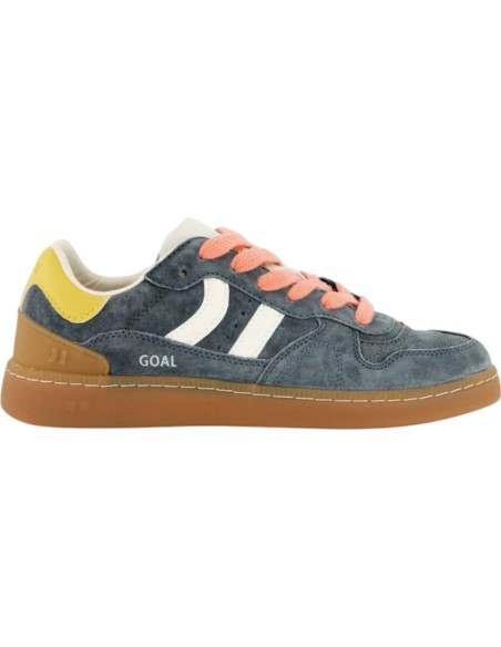 Chaussures Coolway GOAL en daim bleu gris femme