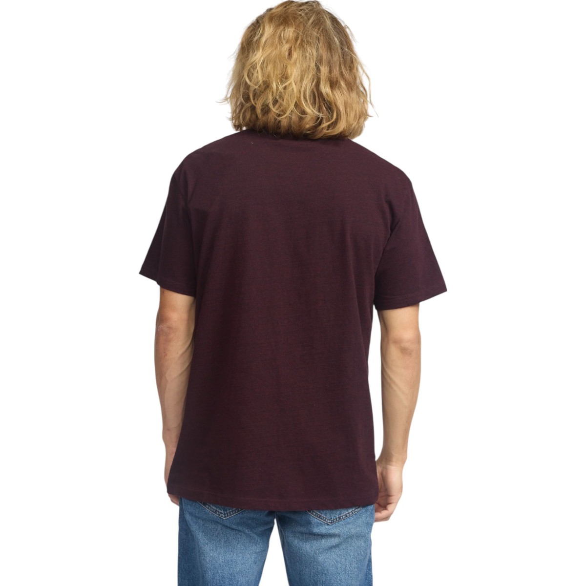 Révolution - T-Shirt bordeaux avec broderie