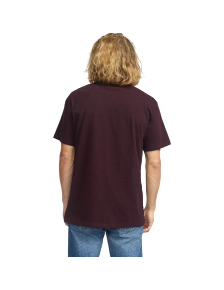 Révolution - T-Shirt bordeaux avec broderie