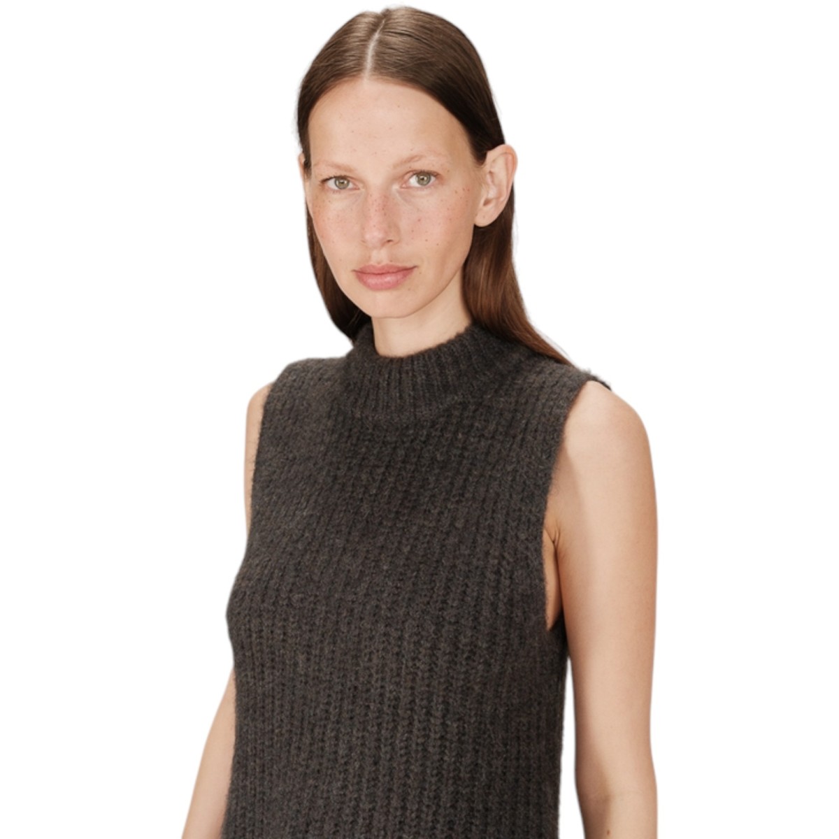 Grace et Mila |Pull sans manche gris