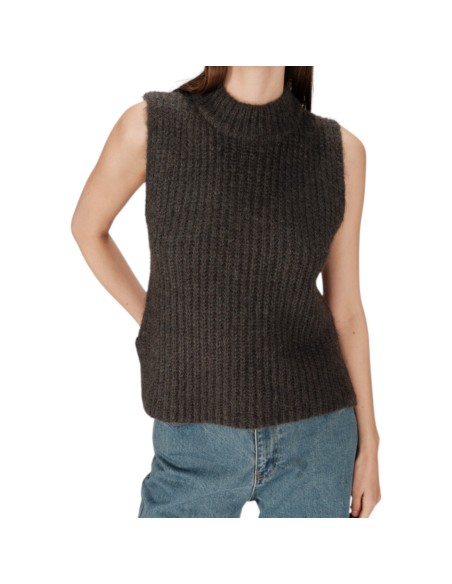 Grace et Mila |Pull sans manche gris