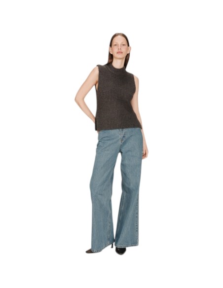 Grace et Mila |Pull sans manche gris