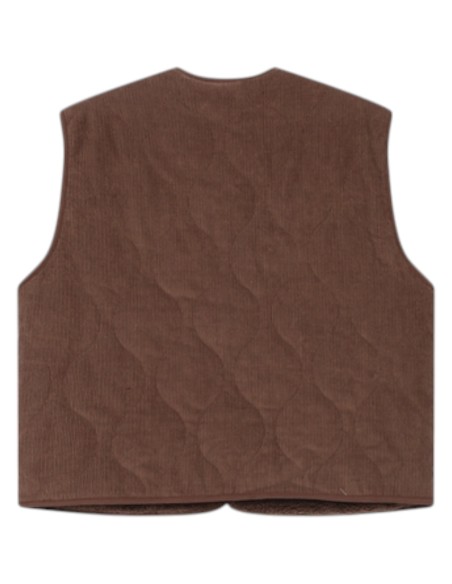 Grace et Mila | Veste sans manche réversible chocolat