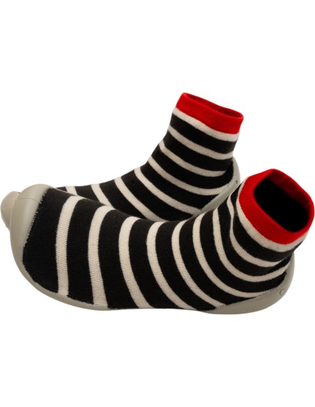 Le Collégien | Chaussons chaussettes marinière