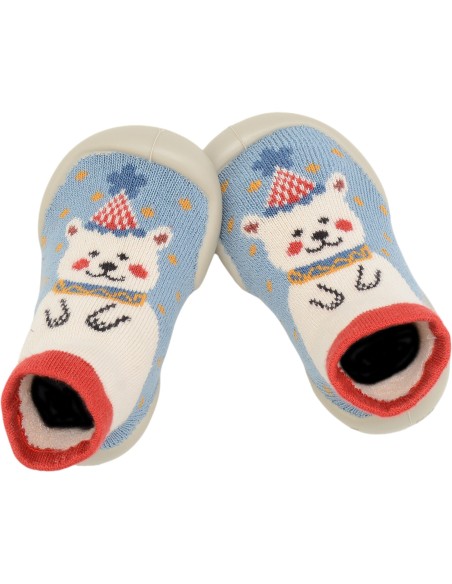 Le Collégien | Chaussons chaussettes Gaspard l'ourson