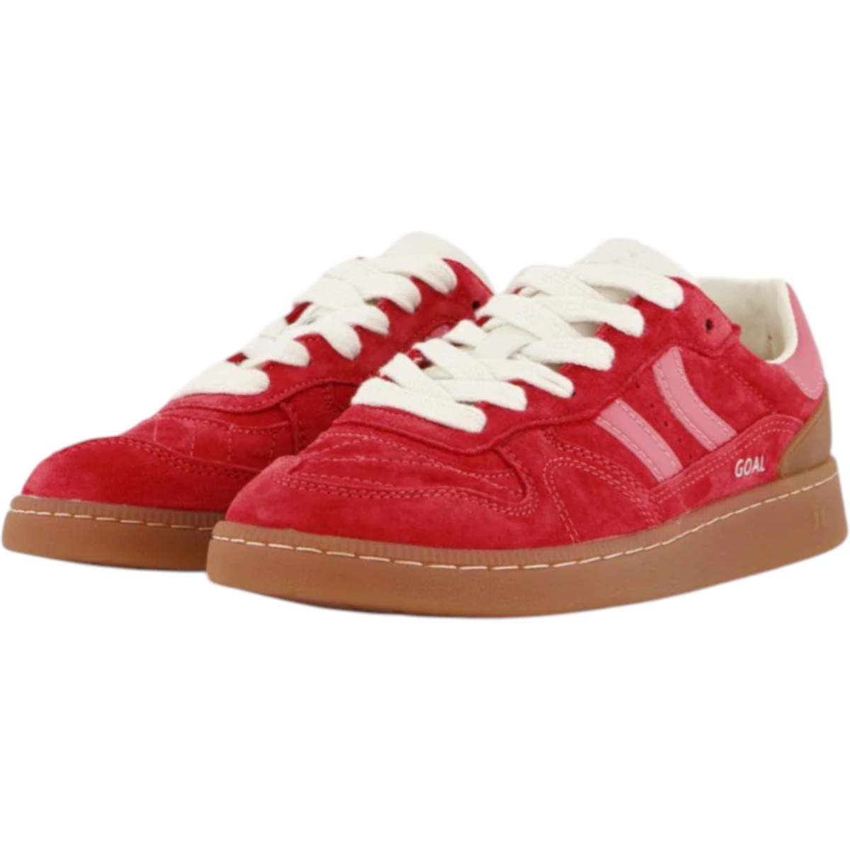 Chaussures Coolway GOAL en daim rouge