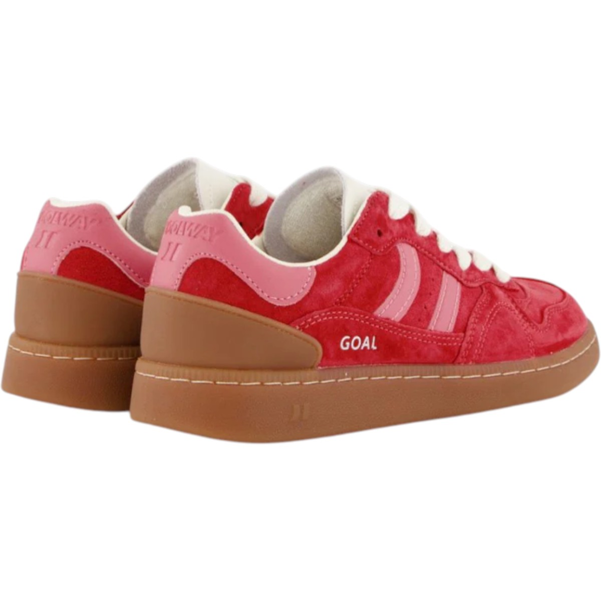 Chaussures Coolway GOAL en daim rouge