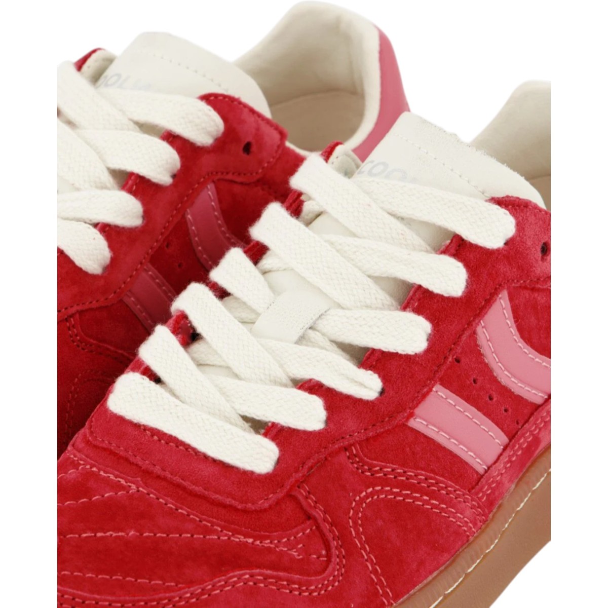 Chaussures Coolway GOAL en daim rouge