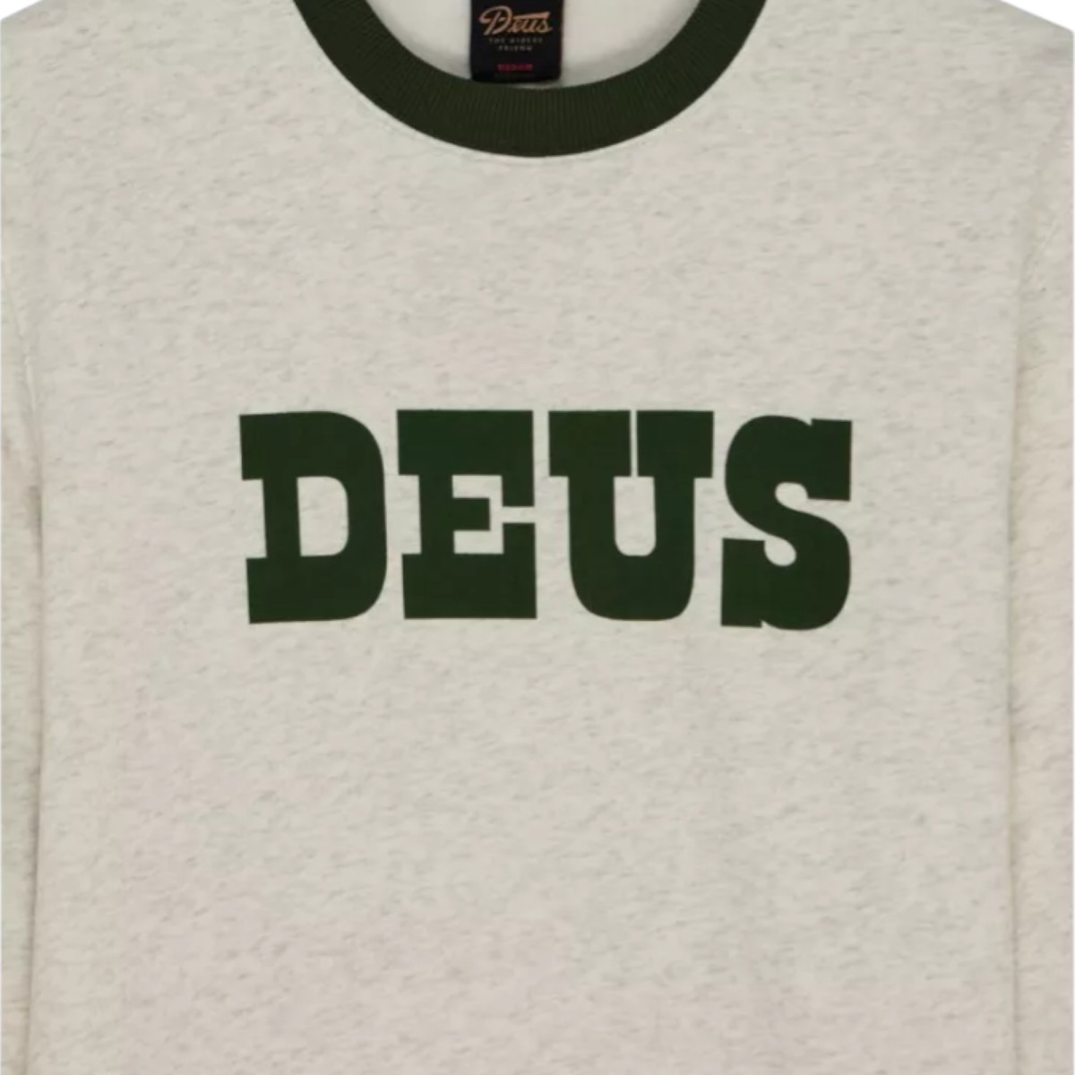Deus Ex Machina - Sweat gris chiné imprimé