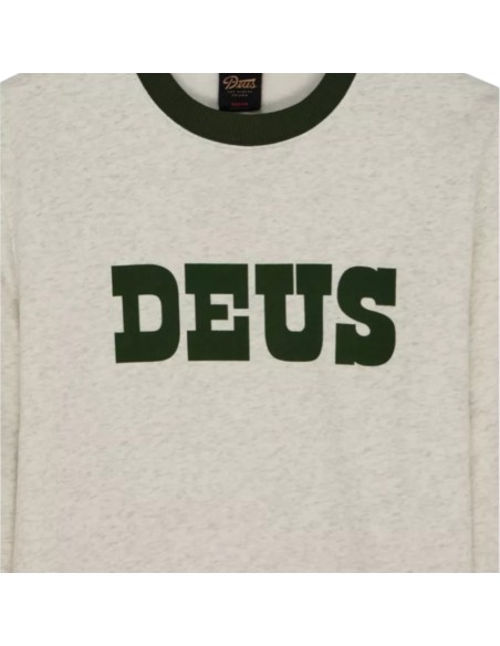 Deus Ex Machina - Sweat gris chiné imprimé