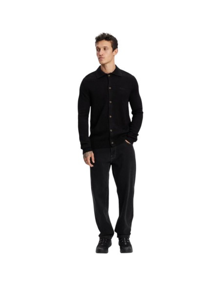 Rhythm - Chemise mohair noir homme