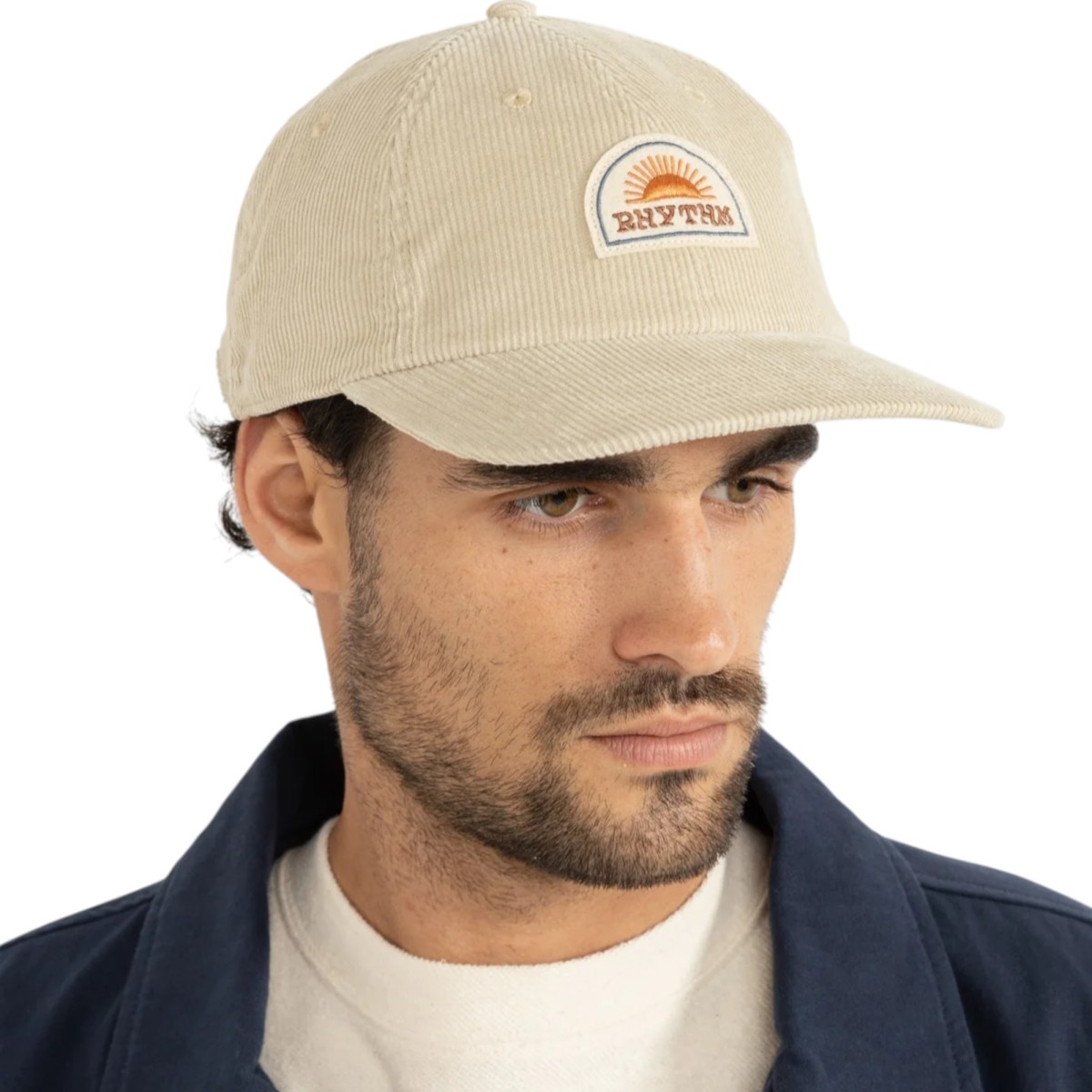 Rhythm - Casquette velours côtelé écru