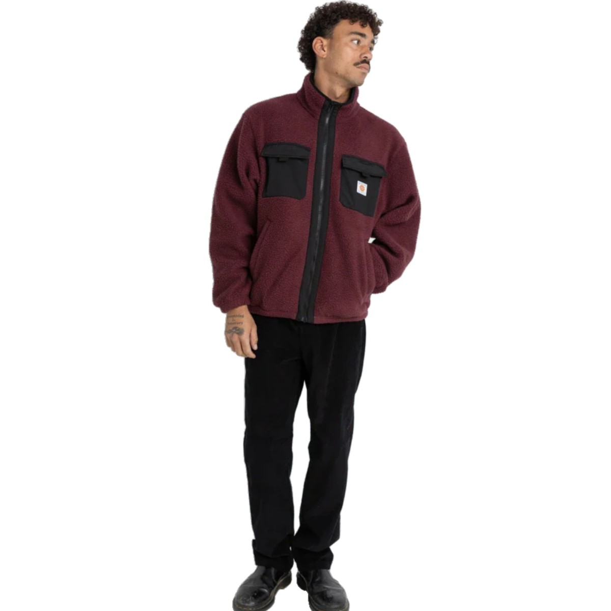 Rhythm - Polaire bordeaux pour homme