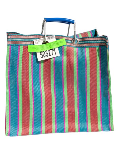 Puebco - Sac à rayures en plastique recyclé