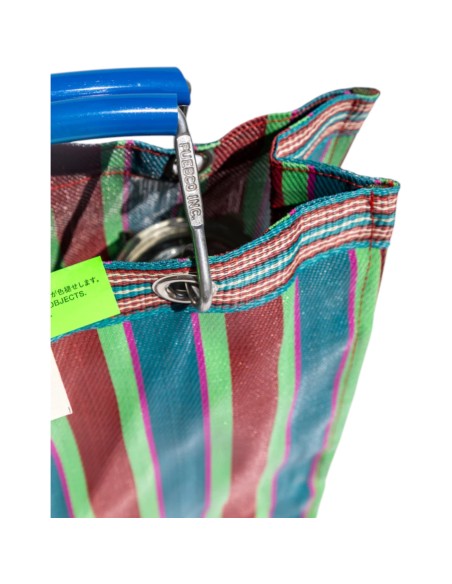 Puebco - Sac à rayures en plastique recyclé