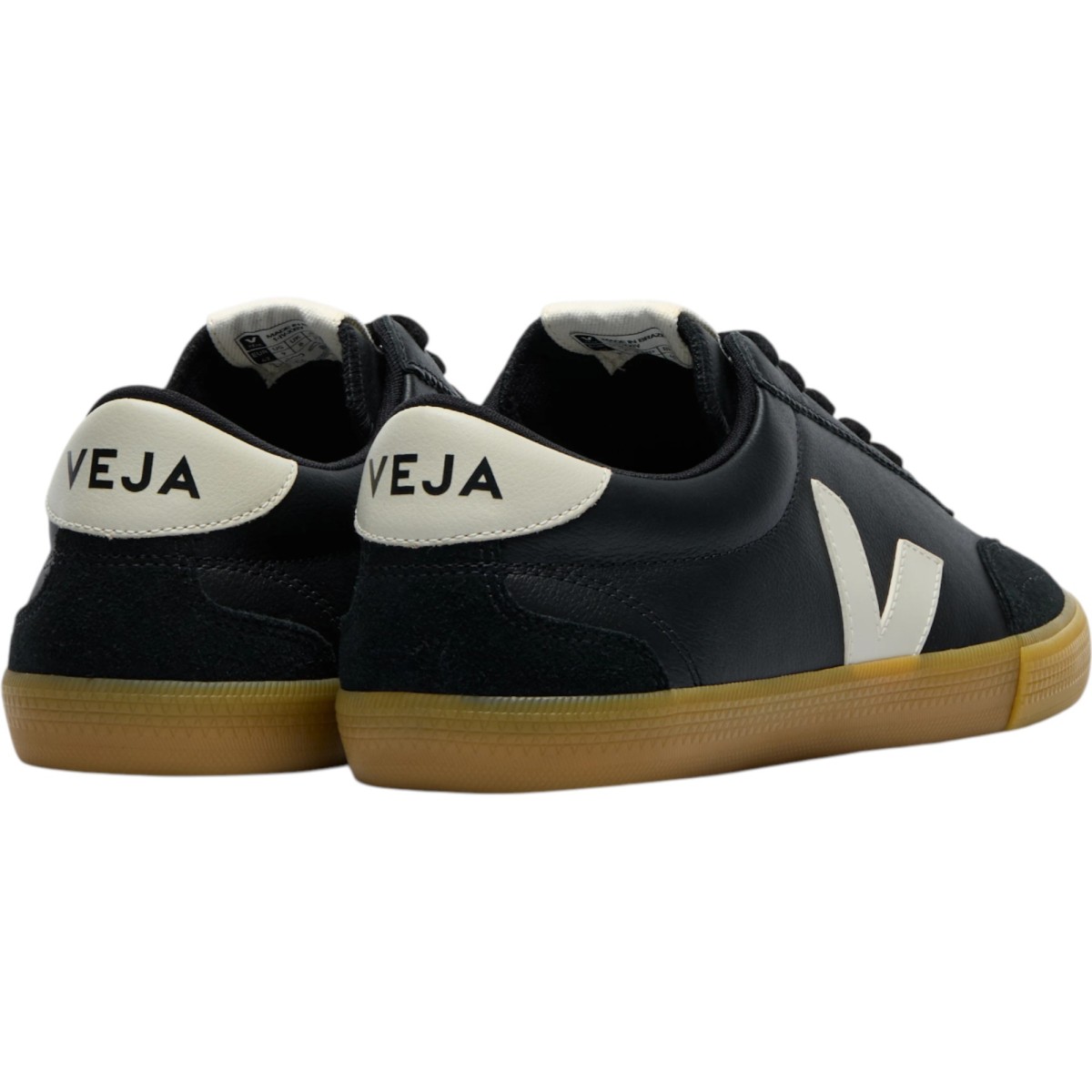 Veja - Sneaker Volley Leather noir