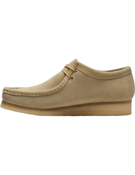 Clarks - Wallabee beige pour homme