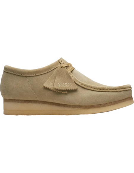 Clarks - Wallabee beige pour homme