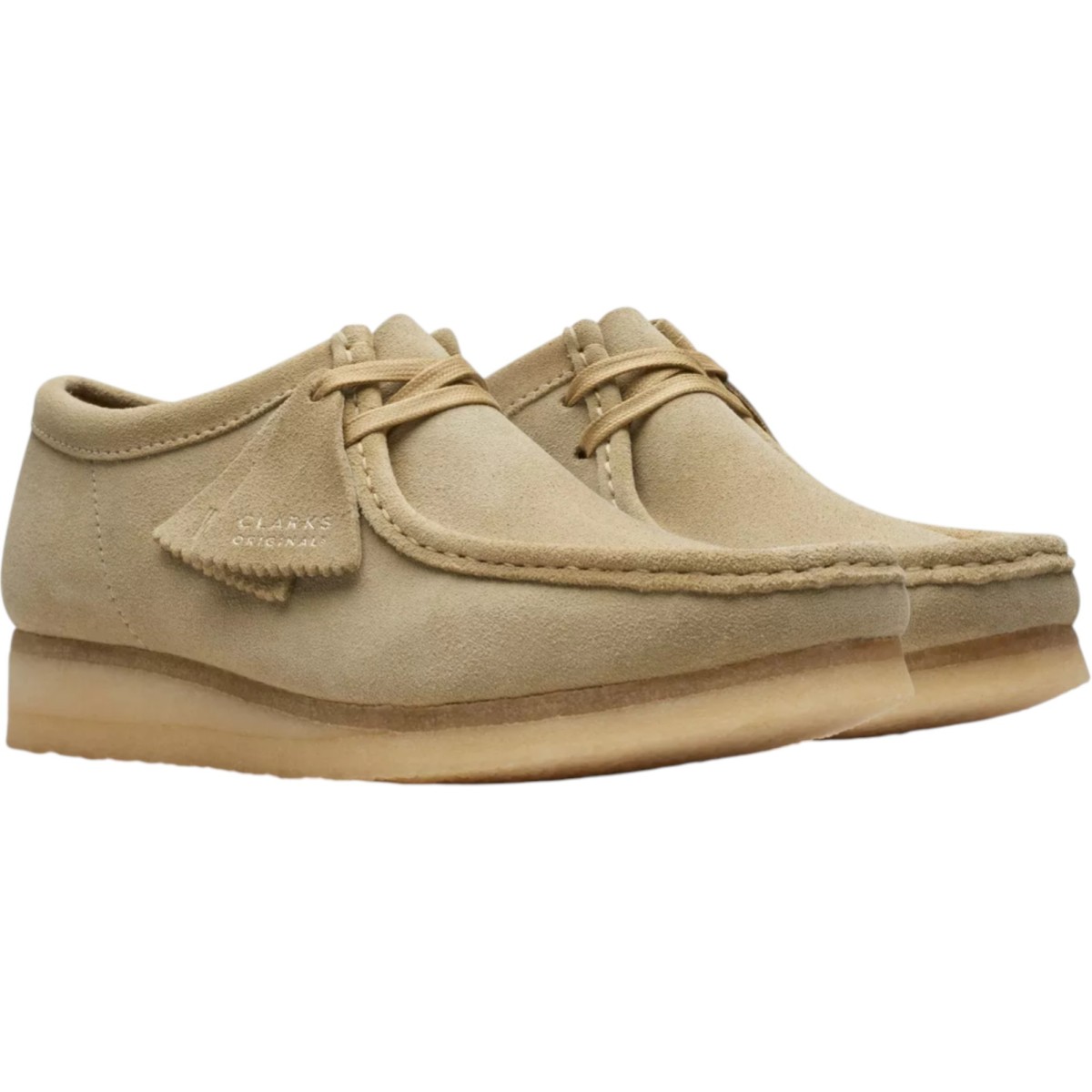 Clarks - Wallabee beige pour homme