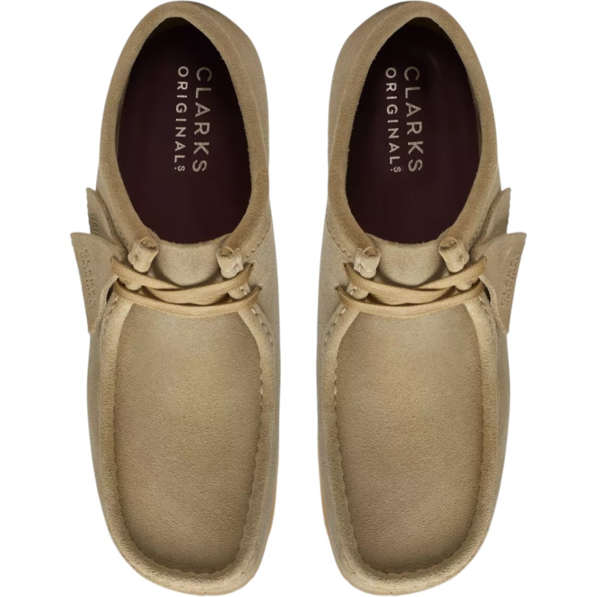 Clarks - Wallabee beige pour homme
