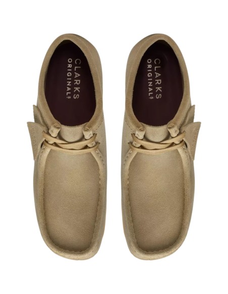 Clarks - Wallabee beige pour homme
