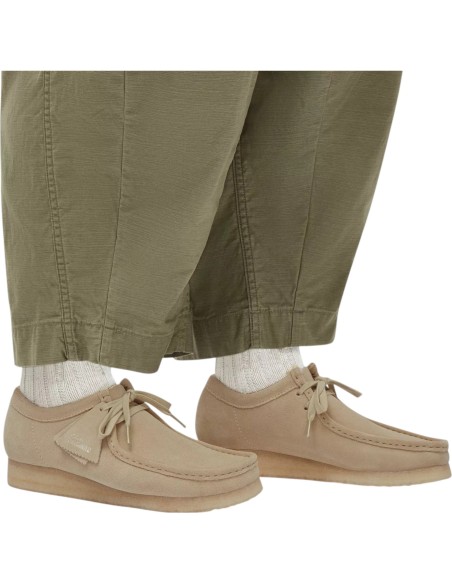 Clarks - Wallabee beige pour homme
