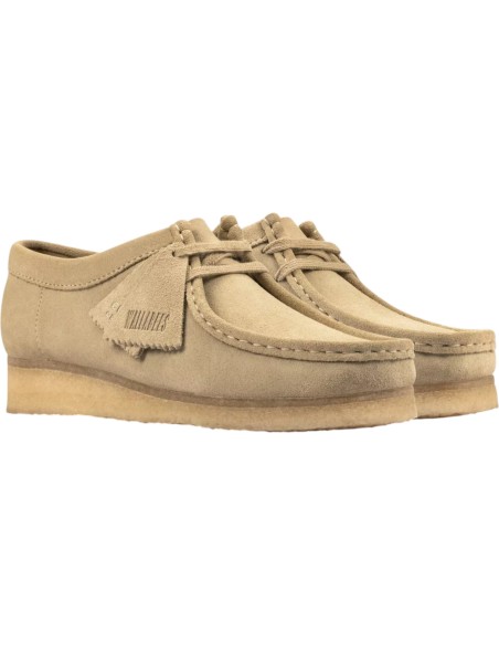 Clarks - Wallabee beige pour femme