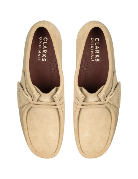 Clarks - Wallabee beige pour femme