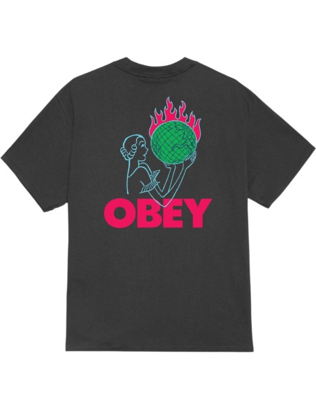 OBEY - T-shirt noir avec impression