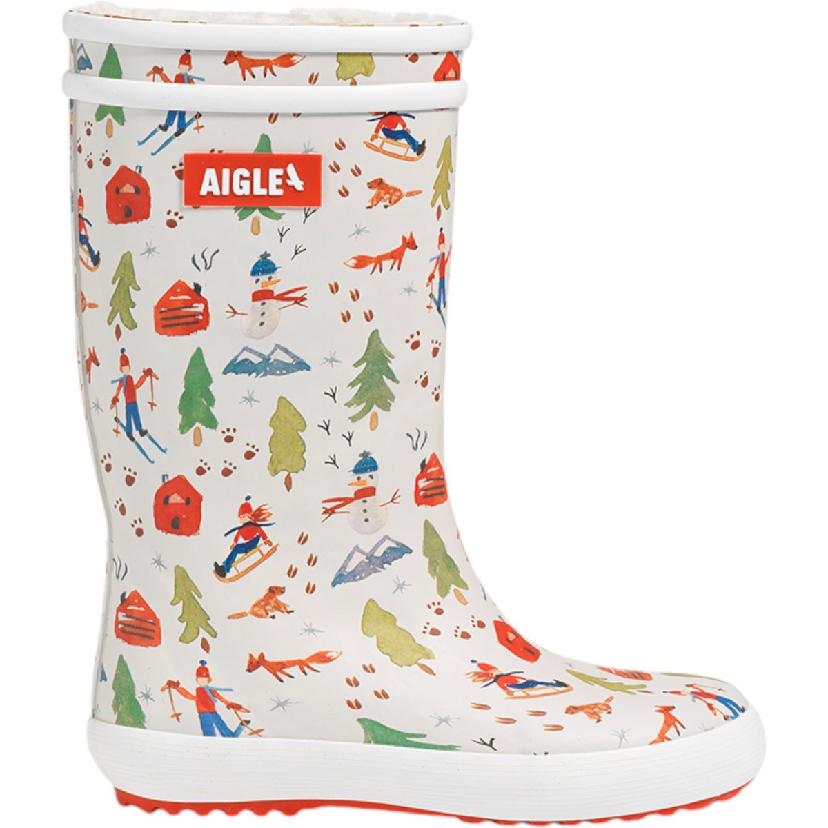 Aigle - Bottes pour enfant fourrée à motif