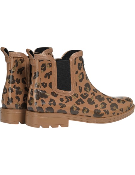 Aigle - Bottines de pluie léopard pour femme