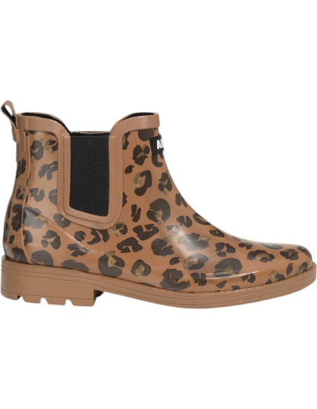 Aigle - Bottines de pluie léopard pour femme
