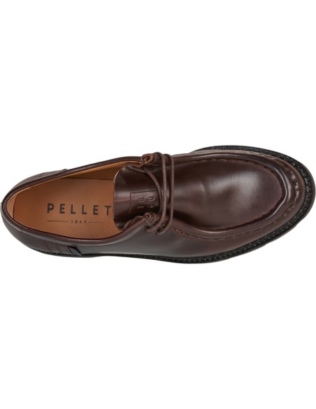 Christian Pellet | Derbies en cuir chocolat