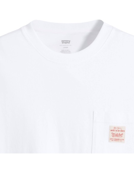 Levi's - T-shirt blanc homme